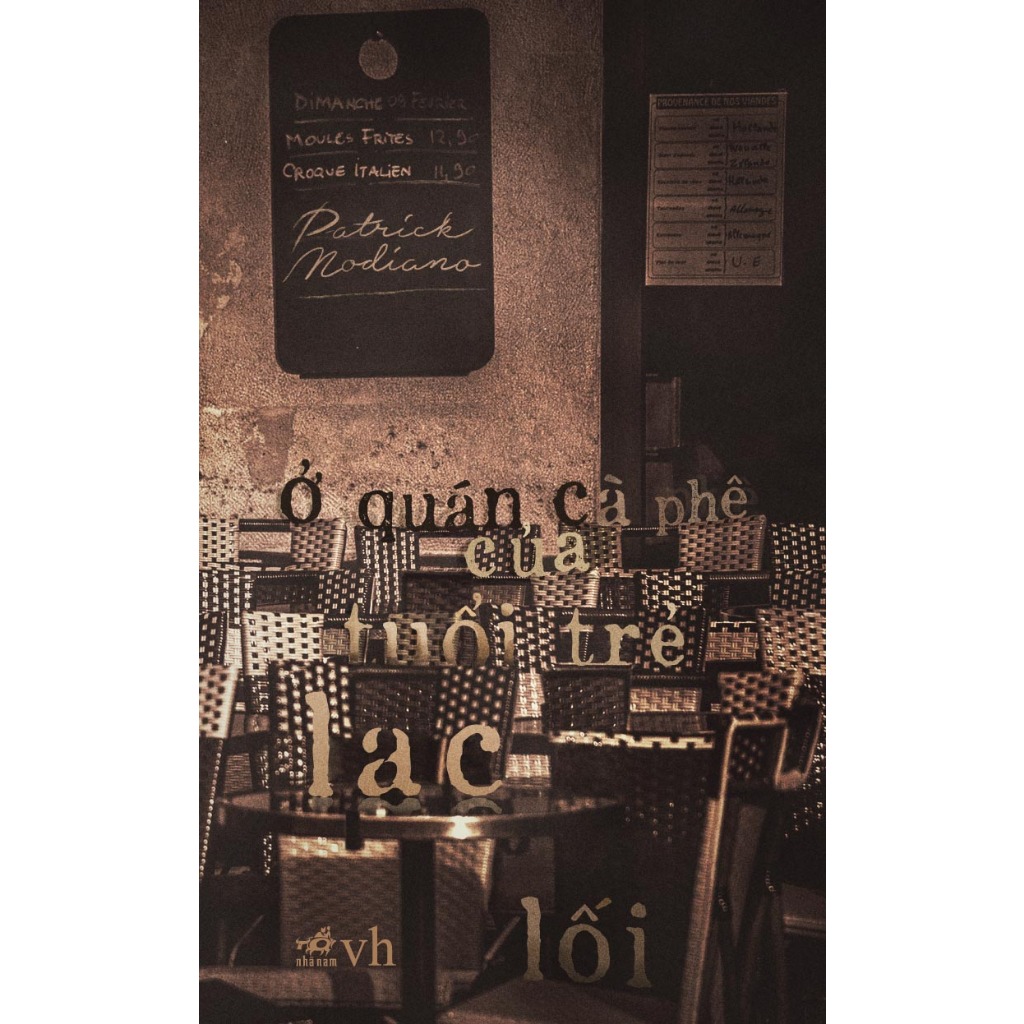 Sách - Ở quán cà phê của tuổi trẻ lạc lối (Patrick Modiano) (TB 2023) (Nhã Nam)