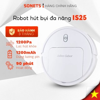 Robot hút bụi lau nhà đa năng is25 sonets robot hút bụi lau nhà tự động thông minh bụi lau sàn nhà, gia dụng thông minh