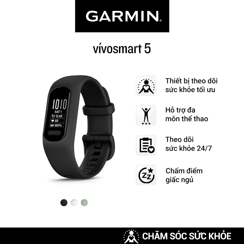 Đồng Hồ Thông Minh Garmin vívosmart 5  - Hàng Chính Hãng