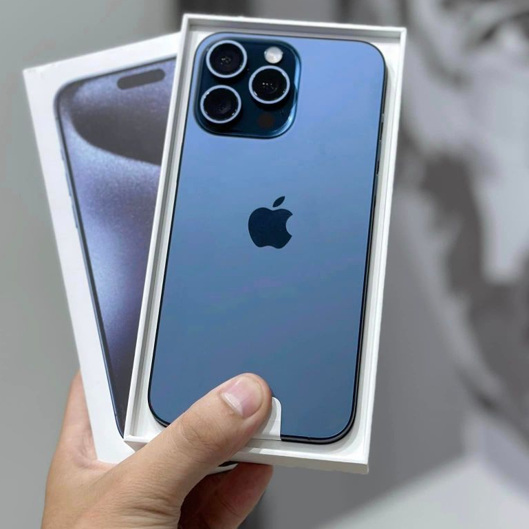 Điện thoại 15 Prm 256gb Titan BH  Máy fullbox