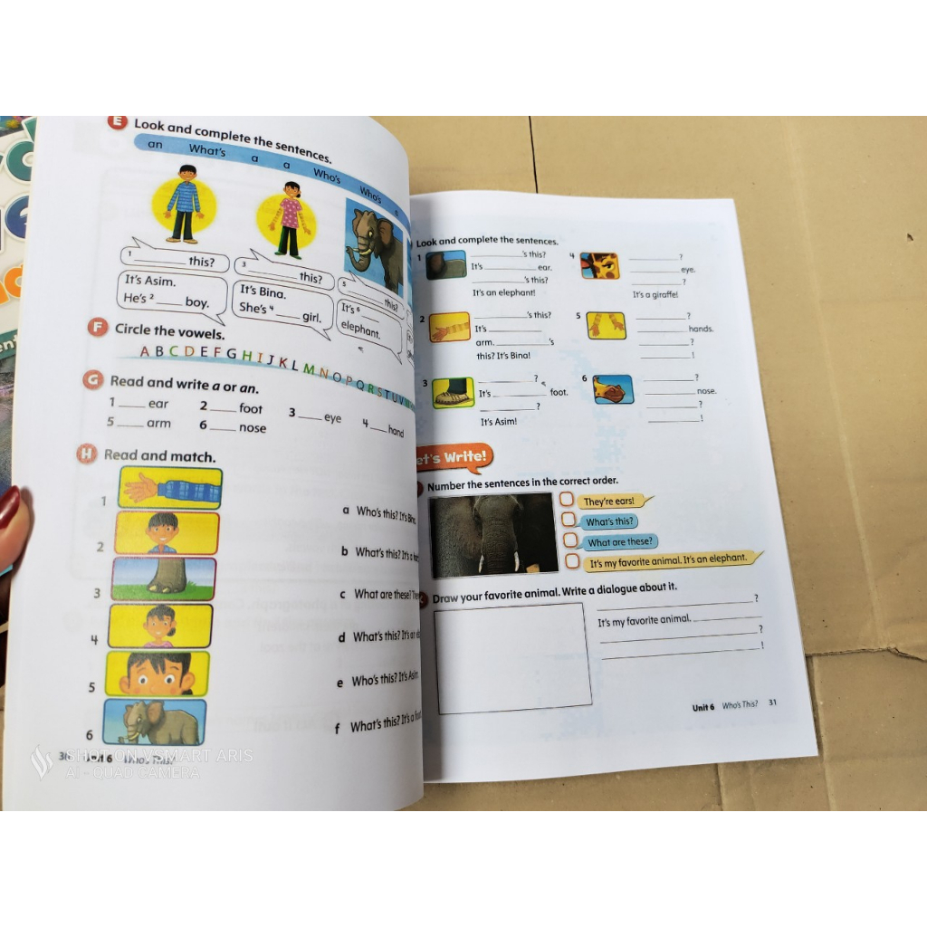 Oxford Discover Grammar 1 2 3 4 5 bản màu khổ a4