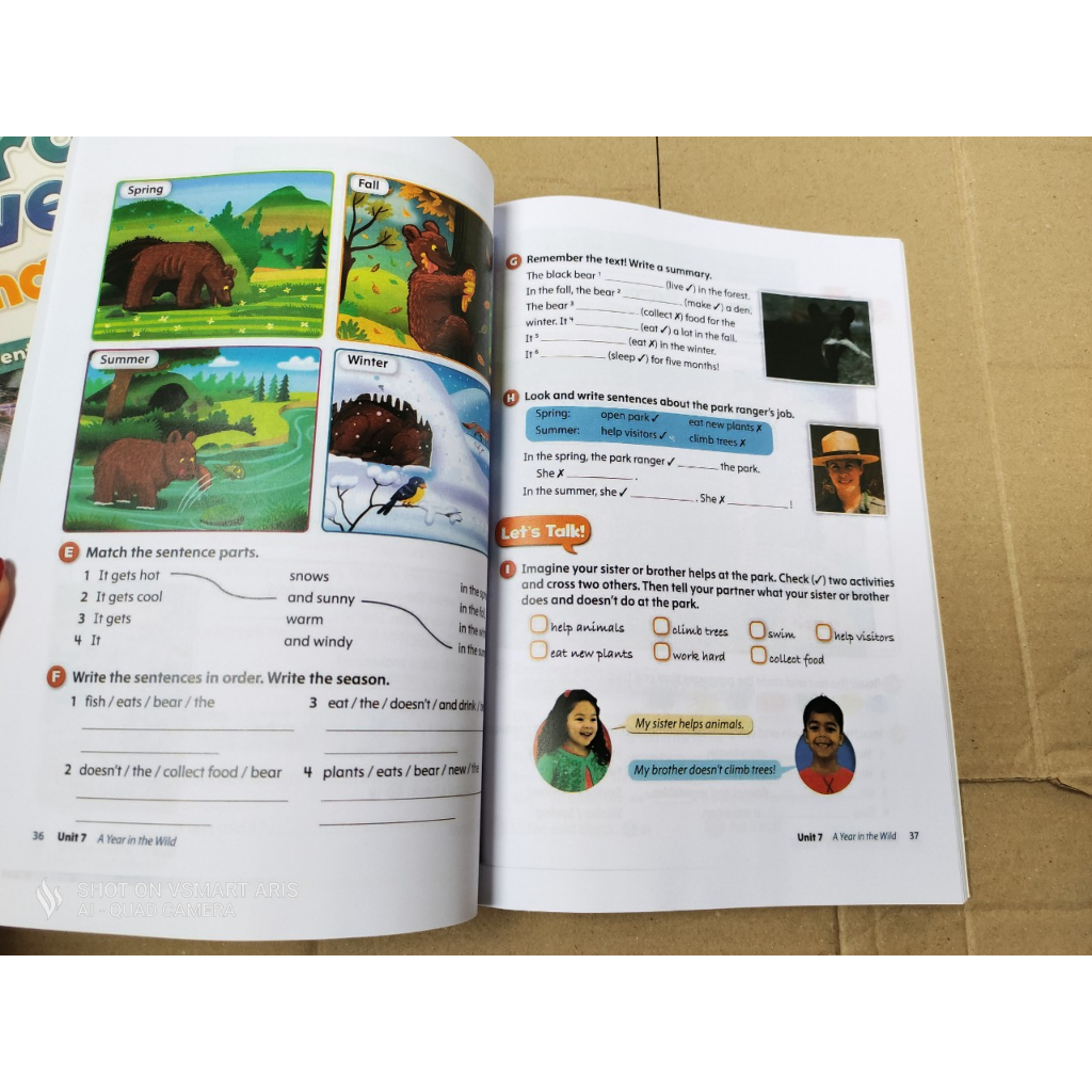 Oxford Discover Grammar 1 2 3 4 5 bản màu khổ a4