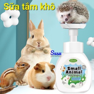 Sữa tắm khô cho Nhím, Sóc, Hamster