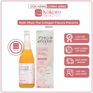 Nước Nhau Thai Collagen Fracora Placenta 480ml | Giảm Nhăn, Căng Bóng, Trắng Da
