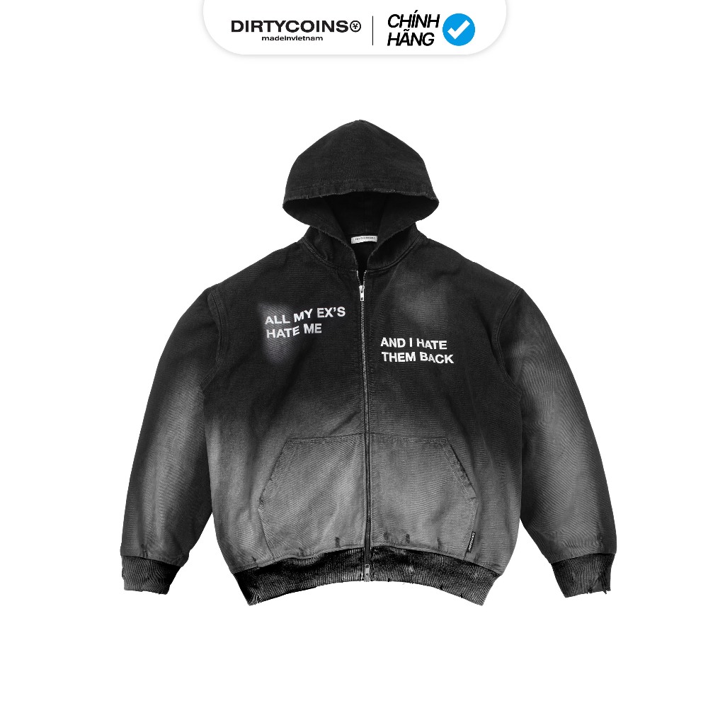 Áo Khoác  Denim Hoodie