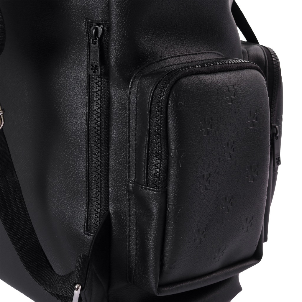 Balô [DirtyCoins x B Ray] Signature Leather Backpack - Black