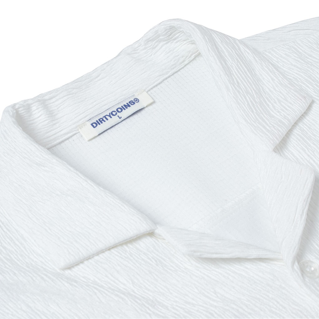 Áo Sơ Mi  Cuban Shirt - White