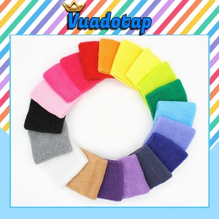 Băng Cổ Tay Aolikes 8cm Thấm Mồ Hôi Chất Liệu Cotton Mềm Mại Thoáng Khí Bảo Vệ Cổ Tay, Tập Gym (1 Chiếc Không Logo)