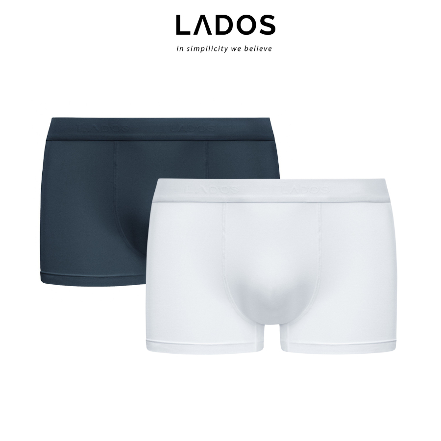 [COMBO 2 QUẦN] Quần Lót Nam Boxer Thun Lạnh Lados 7128 - Cotton bamboo co giãn, dai, thoáng mát, thấm hút mồ hôi