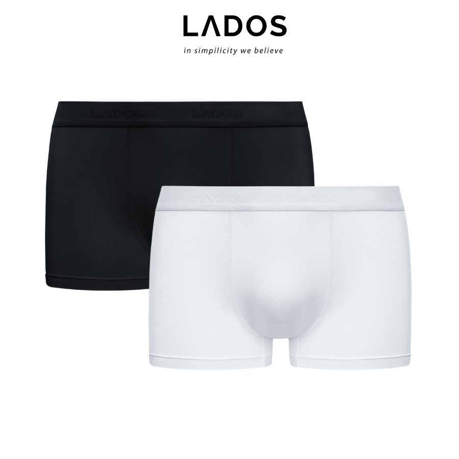 [COMBO 2 QUẦN] Quần Lót Nam Boxer Thun Lạnh Lados 7128 - Cotton bamboo co giãn, dai, thoáng mát, thấm hút mồ hôi