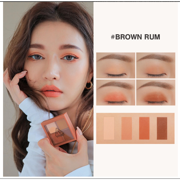 Bảng Phấn Mắt Mini 4 ô 3CE Multi Eye Color Palette (3.2g)