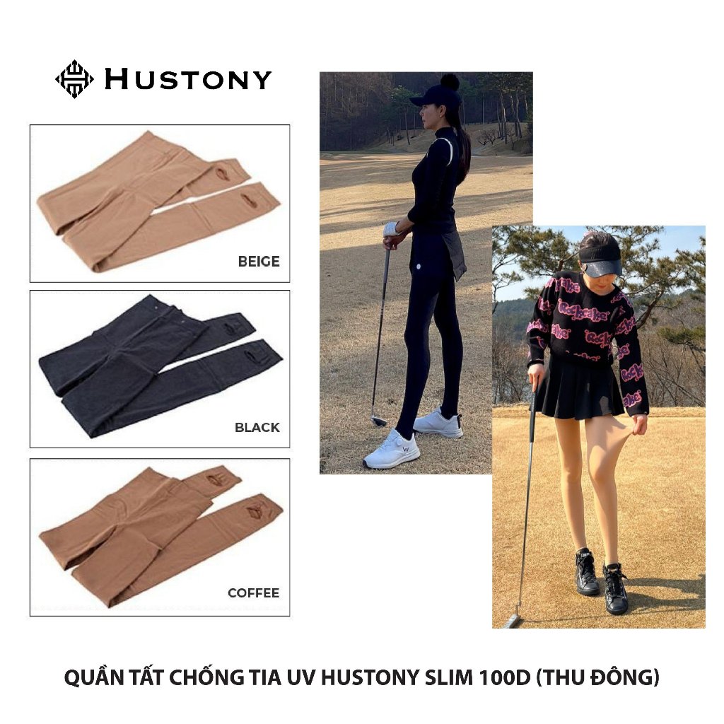 (CHÍNH HÃNG) Quần Tất Slim Tights Hustony 2in1 Giữ Ấm Mùa Đông, Chống Nắng Mùa Hè