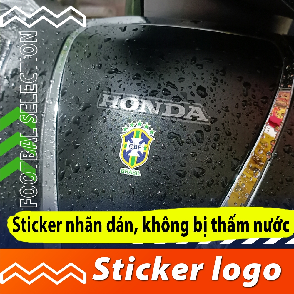 Tem Sticker không thấm nước logo nhãn dán ARSENAL mẫu 2, các đội bóng dán ô tô, laptop, máy tính, điện thoại,xe máy