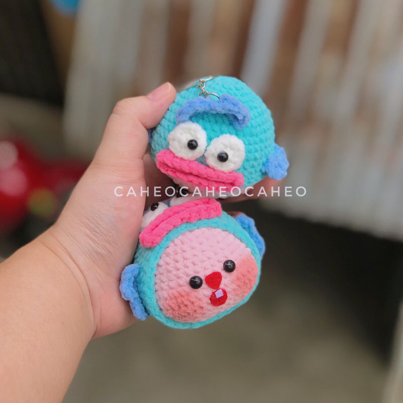 Móc chìa khoá/Thú bông trưng bày Loopy cosplay làm thủ công bằng len