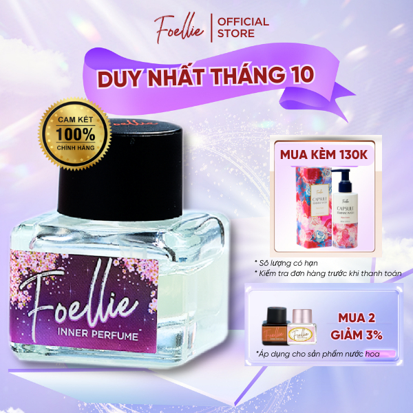 Nước Hoa Vùng Kín Foellie Hương Hoa Anh Đào 5ml - Eau de Cherry Blossom Inner Perfume 6140