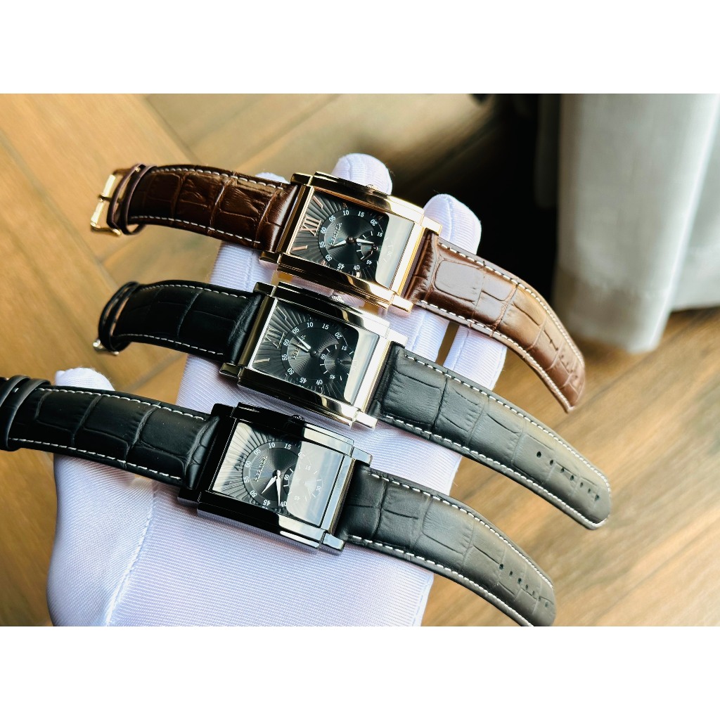 Đồng hồ nam dây da Heritor Frederick Automatic