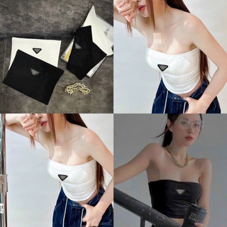 Áo ống đính hoạ tiết