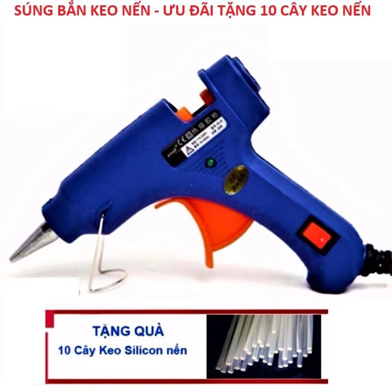 Súng Bắn Keo Nến Silicon Máy 20W sử dụng để cố định những chi tiết trên các sản phẩm