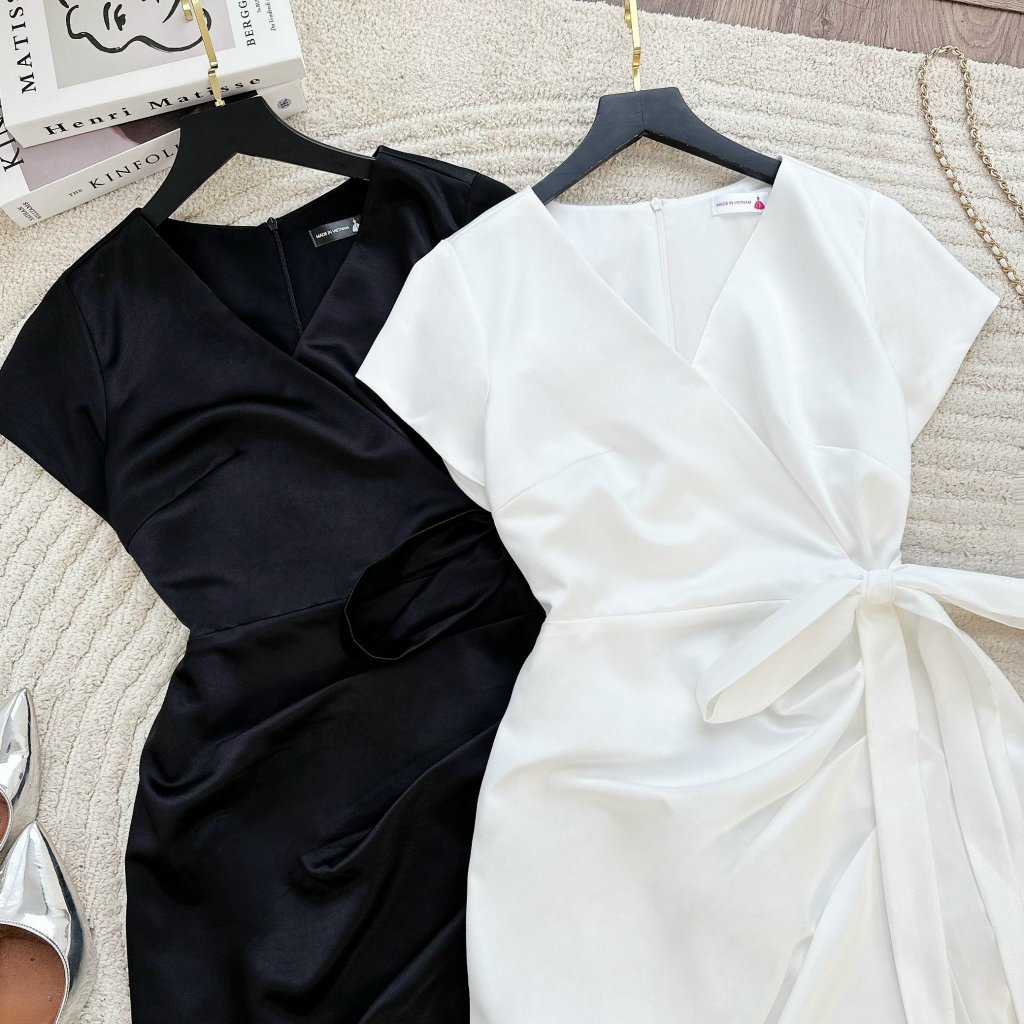 Đầm nữ bigsize đi tiệc, đi chơi sang chảnh, Đầm nữ bóp eo bigsize chất vải cao cấp cho nàng mập từ 50 tới 90kg