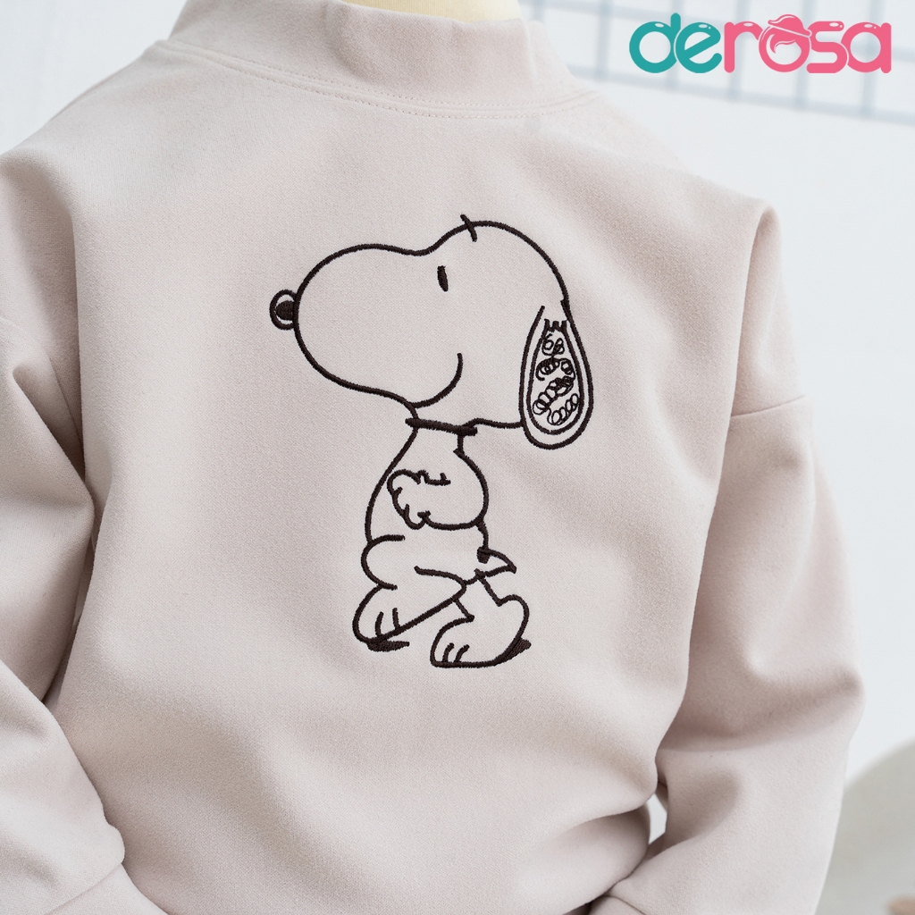 Bộ thu đông dài tay Snoopy Derosa Kids cho bé từ 2 đến 6 tuổi AWKDZ 794B