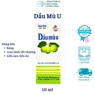 Dầu Mù U - Thoa vết bỏng, mau lành vết thương, liền da 10ml