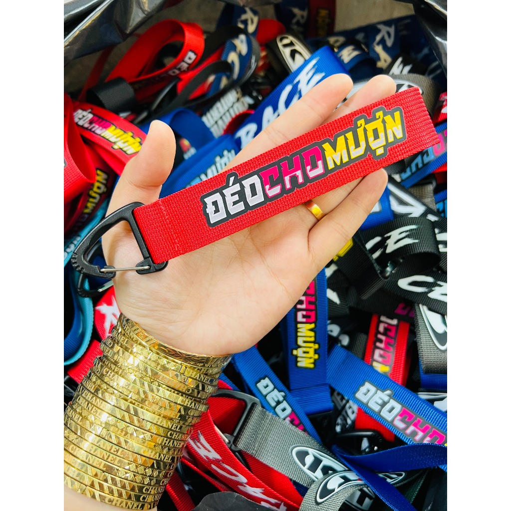 Móc Khóa Dây DeoChoMuon cà khịa đủ màu