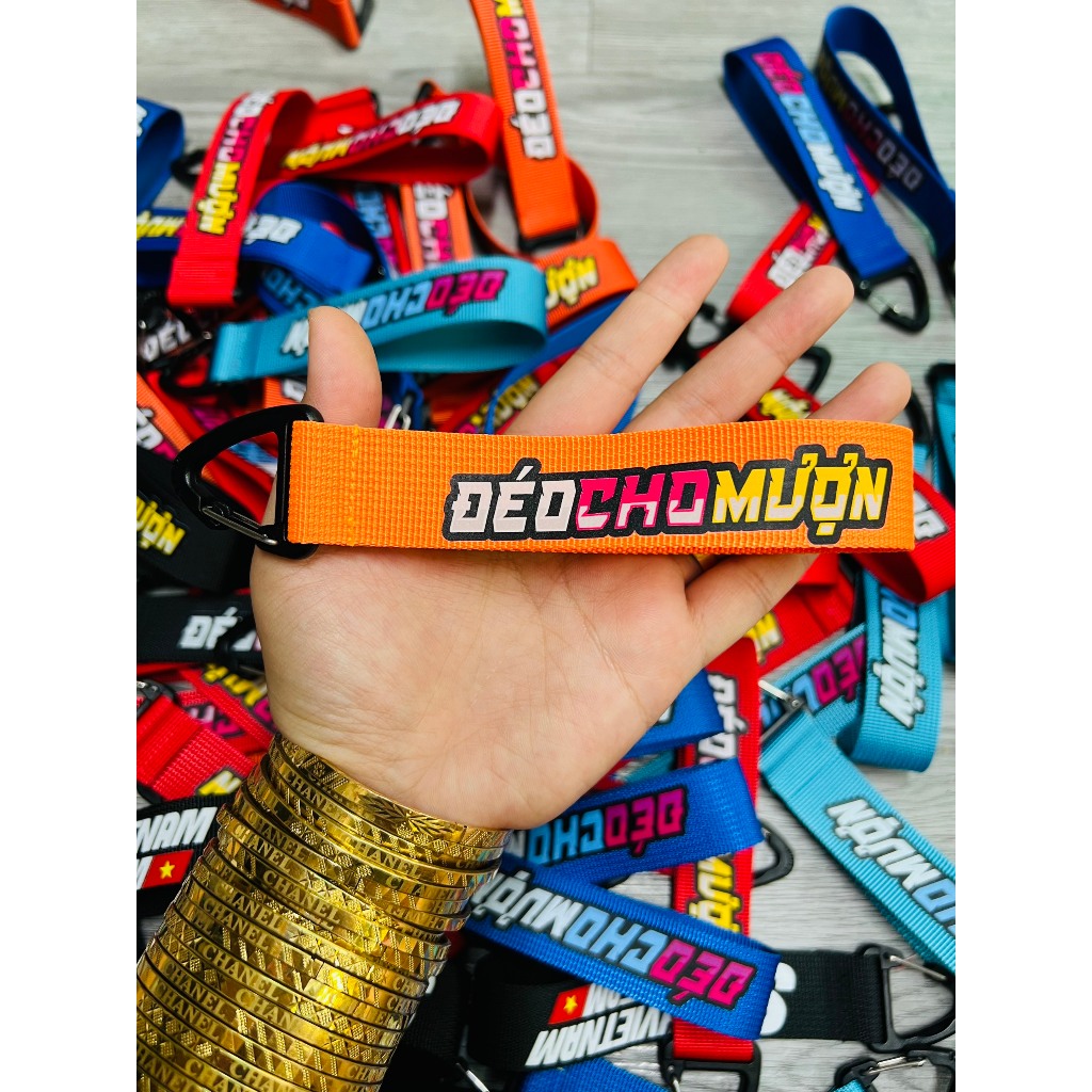 Móc Khóa Dây DeoChoMuon cà khịa đủ màu