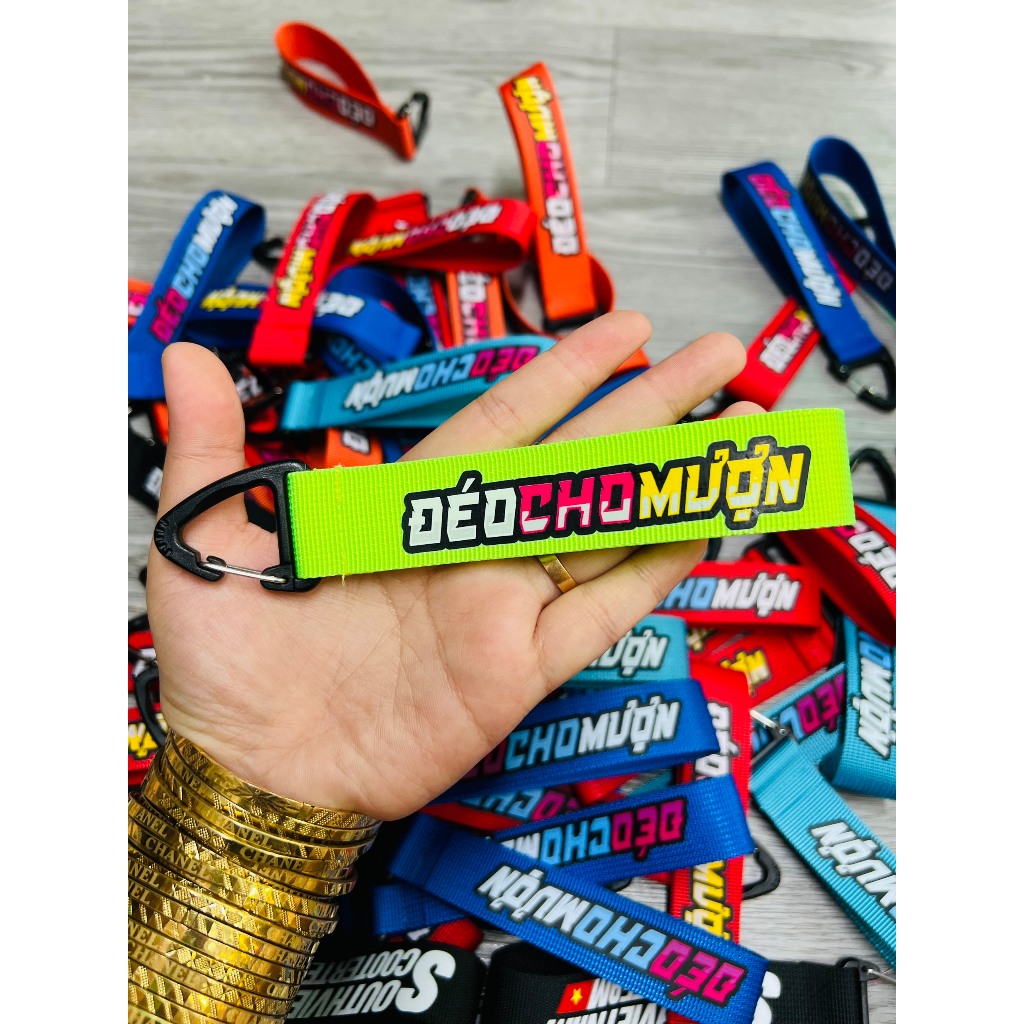 Móc Khóa Dây DeoChoMuon cà khịa đủ màu