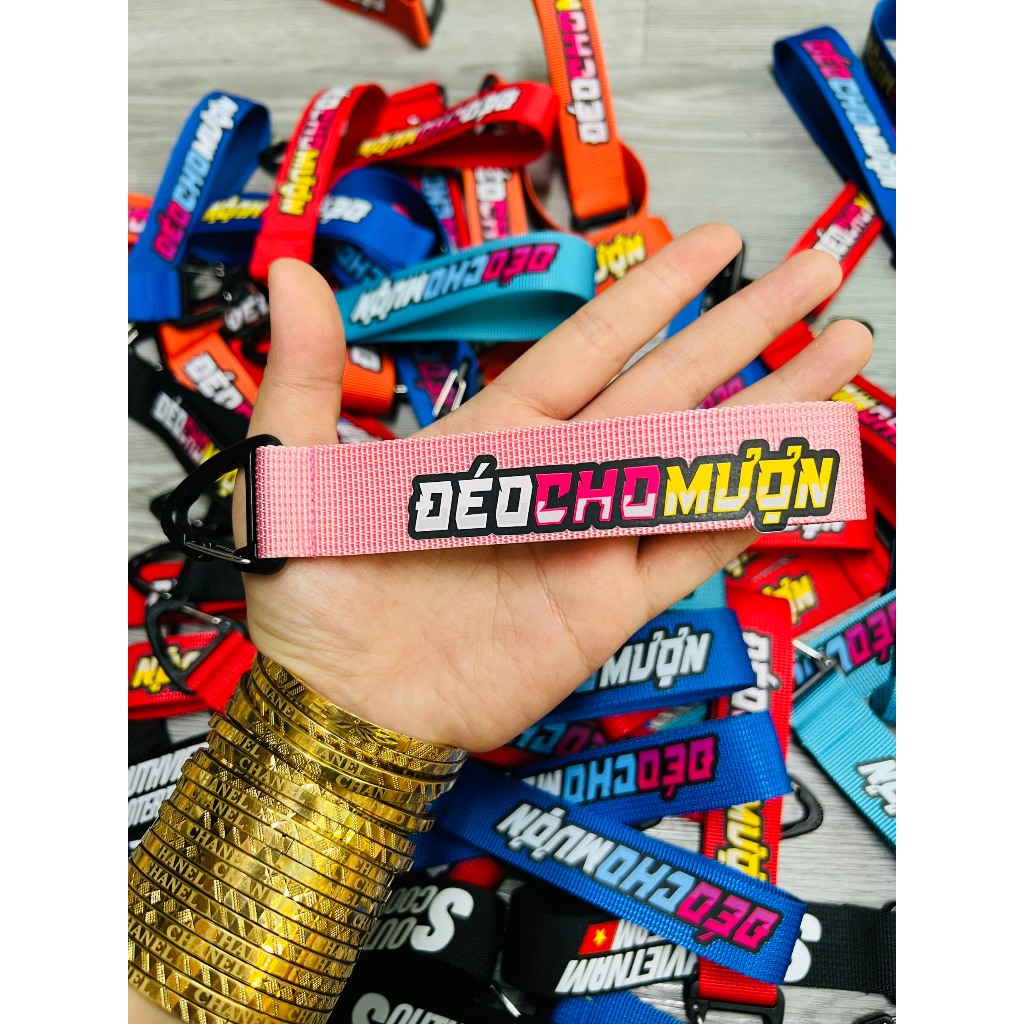 Móc Khóa Dây DeoChoMuon cà khịa đủ màu