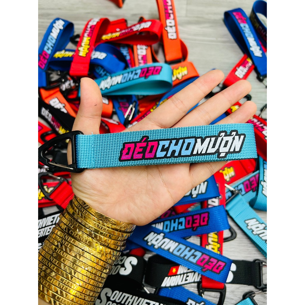 Móc Khóa Dây DeoChoMuon cà khịa đủ màu