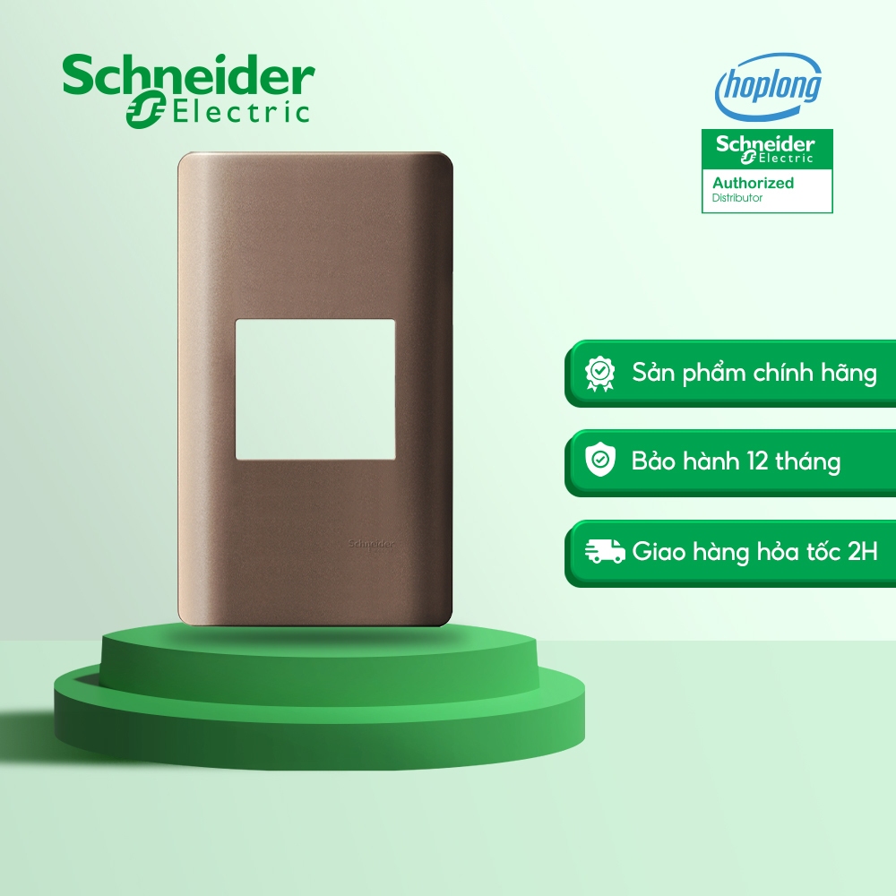 Mặt cho 1 thiết bị Schneider A8401M_SZ_G19 gắn 1 thiết bị size 1.5M