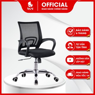 Ghế Xoay Văn Phòng Làm Việc 4005 Cao Cấp, Ghế Làm Viêc, Ghế Chân Xoay Giá Rẻ Chất Đệm Dày Êm