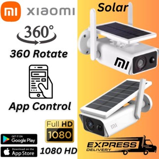KHUYẾN MÃI Camera quan sát Xiaomi iCSee Năng lượng mặt trời / Pin 3MP 1296p Camera quan sát Wifi không dây chịu thời ti