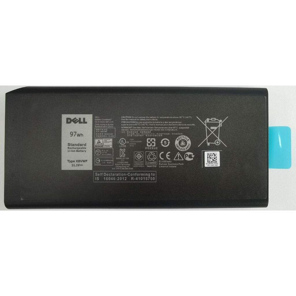⚡️ Pin  laptop dell DELL LATITUDE 5404 E7204 E7404 E5404 9CELL 97WH W11CK X8VWF