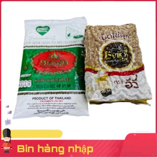 combo trà thái xanh thái Đỏ trân châu Đen - nguyên liệu làm trà sữa trân châu