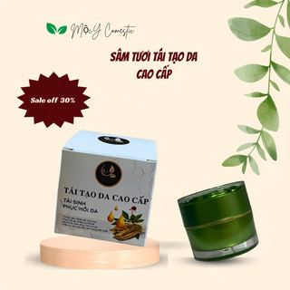 Kem tái tạo sâm tươi cao cấp,20gr căng bóng trắng mịn se khít lỗ chân lông handmade