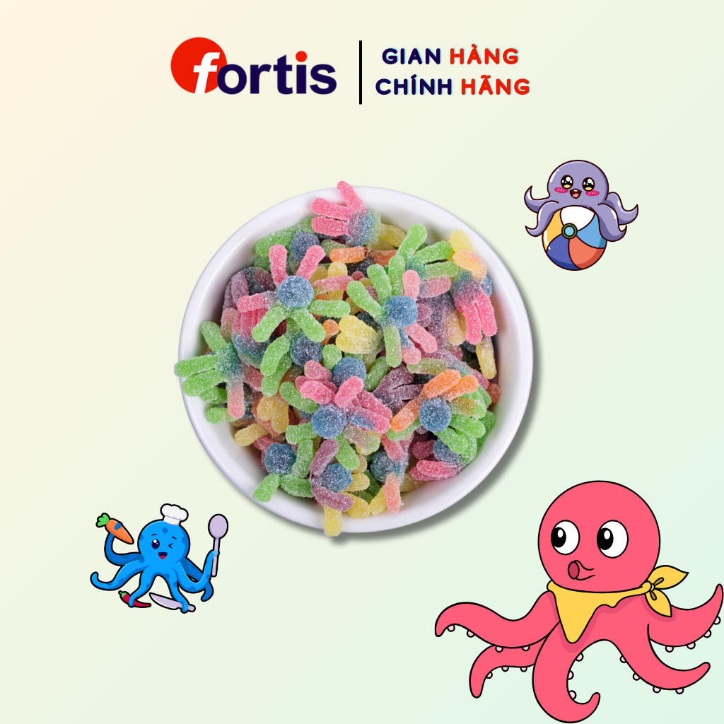 Kẹo dẻo Fini Jelly Octopus Bạch Tuộc 90g