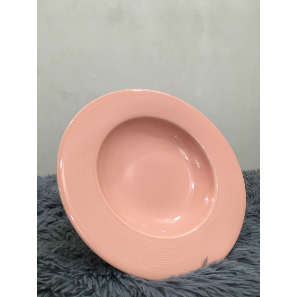 DĨA SÚP 23.5X3 CM - GỐM SỨ DONG HWA - HÀNG VIỆT NAM CHẤT LƯỢNG CAO