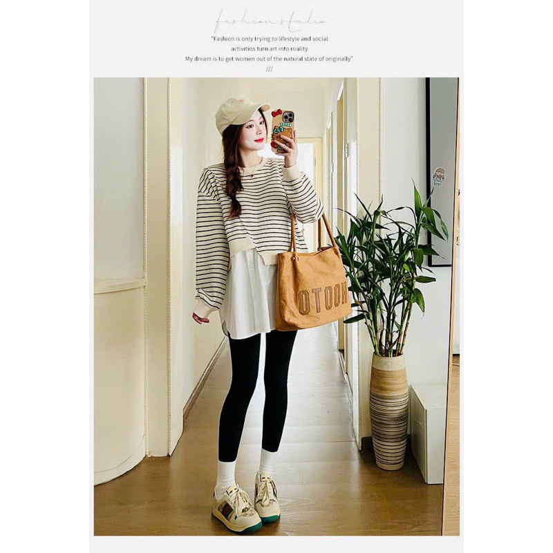 ÁO BẦU DÀI THUN TỔ ONG KẺ -2 màu