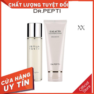 Toner nước hoa hồng se khít lỗ chân lông, phục hồi tế bào da căng bóng dr.pepti hàn quốc 180ml