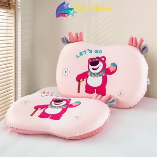 Gối nằm Gối cao su non bảo vệ sức khỏe, thoáng mát chống đổ mồ trộm kích thước 35x55cm_ Nice House