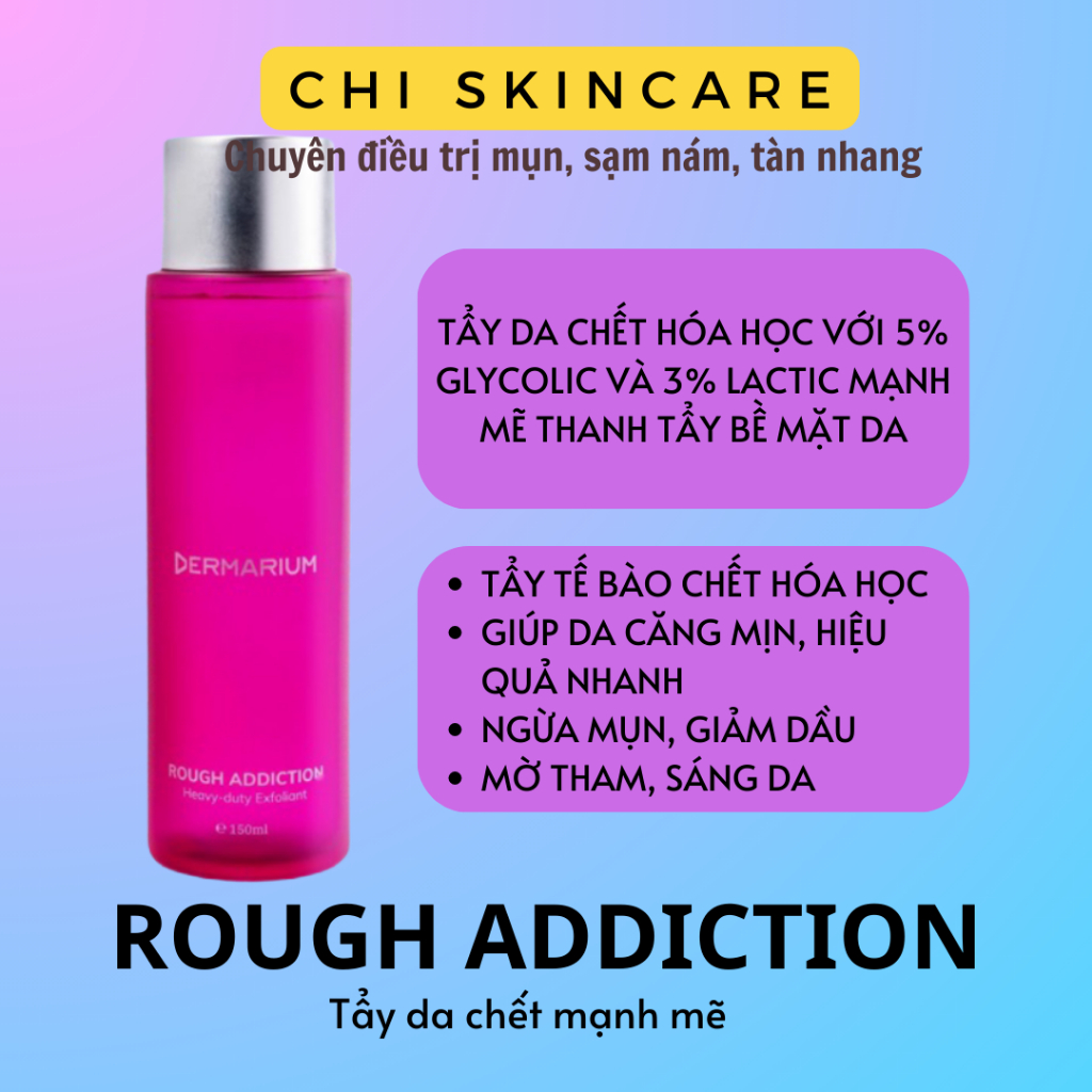 TRICKY DUET Dermarium - Dung dịch làm sạch lỗ chân lông 55ml/ 150ml - Rough Addiction Tender Wonder - Chi Beauty