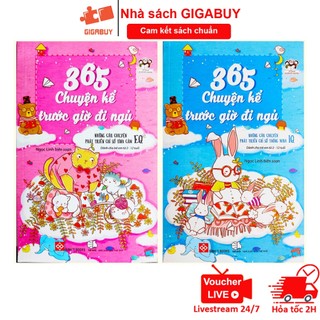 Sách - Combo 2 cuốn 365 chuyện kể trước giờ đi ngủ phần 1 (Đinh Tị)