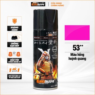 COMBO Sơn Samurai màu hồng huỳnh quang 53 gồm 4 chai đủ quy trình