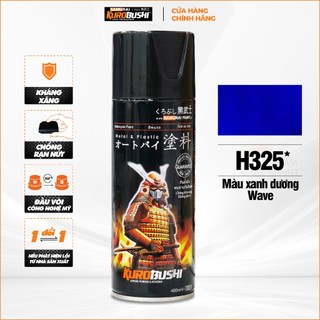 Combo sơn samurai màu xanh dương wave h325 gồm 4 chai đủ quy trình độ bền cao