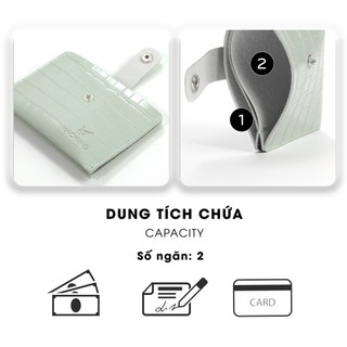 VÍ MINI NỮ DA PU TỔNG HỢP