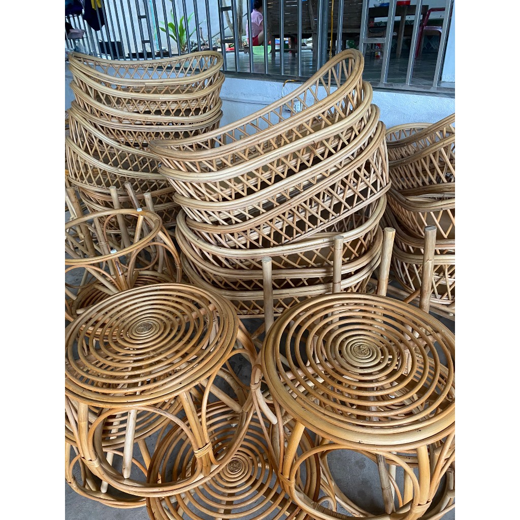 Ghế mây đan dân tộc Thái giá tốt