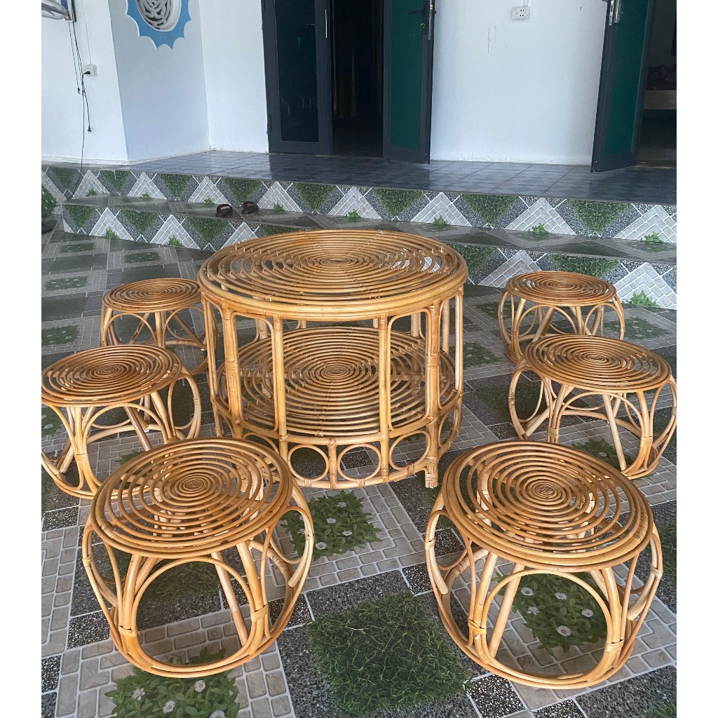 Ghế mây đan dân tộc Thái giá tốt