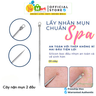 Cây nặn mụn đầu đen 2 đầu chuyên nghiệp MLN ASIGO PRIME TOOLS