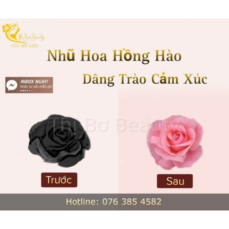 Kem khử thâm làm hồng nhũ hoa, bikini độc quyền spa
